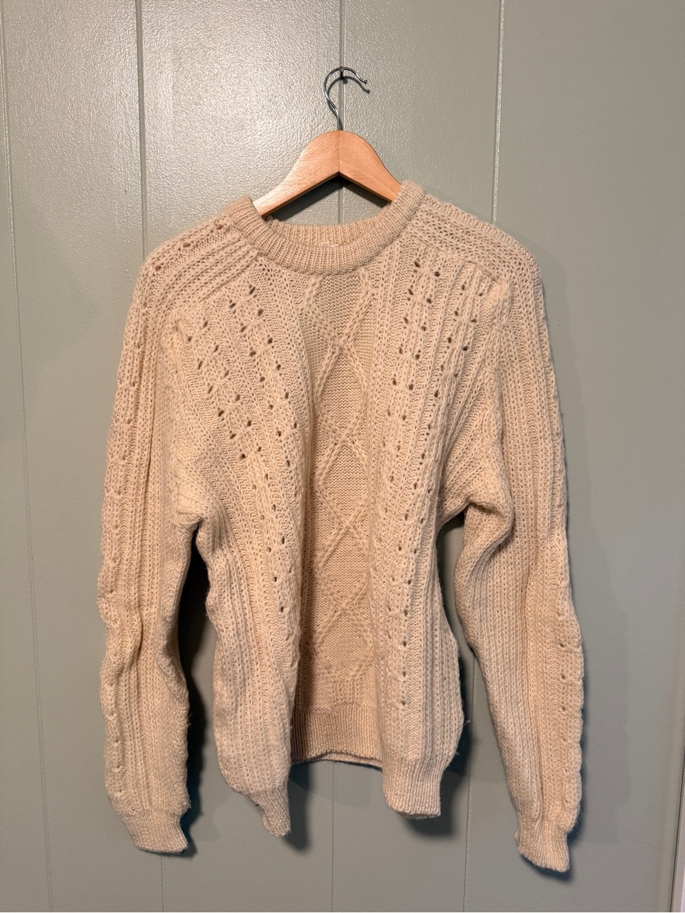 Cozy Cream Cable Knit Sweater